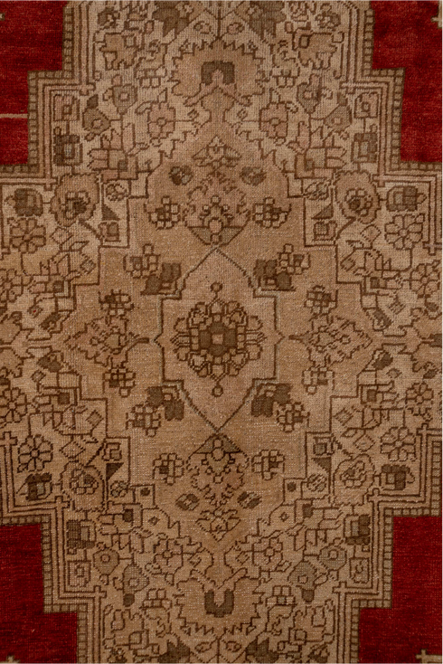 Vintage Oushak Area Rug (6' x 12')